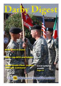 Darby Digest www.usag.livorno.army.mil September 4, 2009 BOSS wins in States Page 3