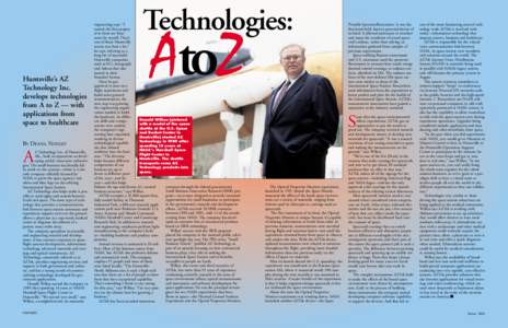 Technologies:  Huntsville’s AZ Technology Inc. develops technologies from A to Z — with