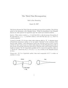 Hyperbolic geometry / Riemann surfaces / Lie groups / Kleinian groups / Conformal geometry / Fuchsian group / Hyperbolic manifold / Möbius transformation / Torus / Geometry / Topology / Abstract algebra