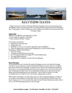 Matthew Hayes Fact Sheet.pub