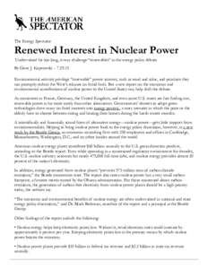 Energy / Technology / Nuclear energy / Energy conversion / Nuclear power / Anti-nuclear movement / Nuclear power phase-out / Nuclear power debate