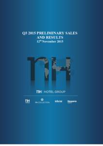 Hospitality management / Microeconomics / Pricing / Supply chain management / Hotel chains / RevPAR / Revenue management / NH Hotel Group