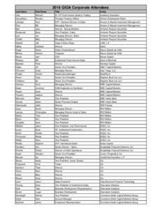 Investment banks / Brokerage firms / Financial markets / Stifel / TD Securities / Mischler Financial Group / Citigroup / Investment banking / Wells Fargo / McDonald & Co. / Securities research