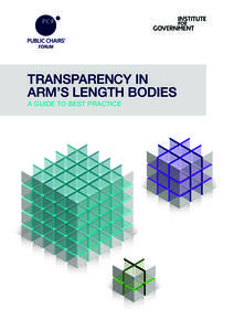 TRANSPARENCY IN ARM’S LENGTH BODIES A GUIDE TO BEST PRACTICE Contents Overview