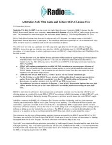 Microsoft Word - Final SESAC press release