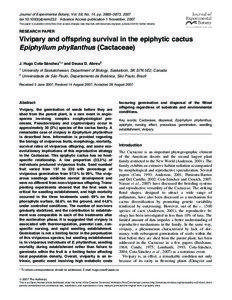 Journal of Experimental Botany, Vol. 58, No. 14, pp. 3865–3873, 2007 doi:[removed]jxb/erm232 Advance Access publication 1 November, 2007 This paper is available online free of all access charges (see http://jxb.oxfordjournals.org/open_access.html for further details)