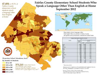 Fairfax County Elementary School Students Who Speak a Language Other Than English at Home