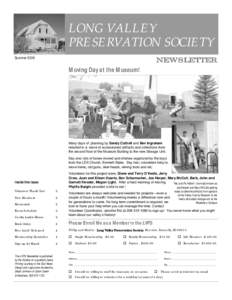 Long Valley Preservation Society LONG VALLEY PRESERVATION SOCIETY NEWSLETTER