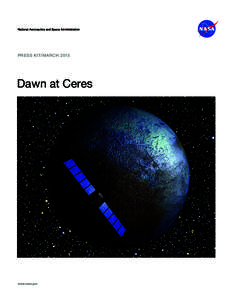 Ceres / Space science / Solar System / Dawn / Vesta / 4 Vesta / Asteroid / Planetary Science Institute / Discovery Program / Planetary science / Astronomy / Space