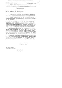 Gerald R. Ford Administration White House Press Releases