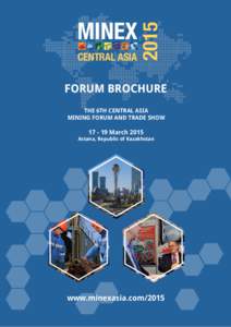 2015  MINEX CENTRAL ASIA  FORUM BROCHURE