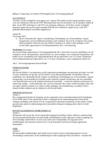 Microsoft Word - Bijlage 2 Sociaal Kader opgenomen in Uitvoeringsregeling K+ 22 juli 2013