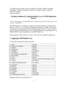 Revised, , , , , , , , , , , , , , Claire-Lise Bénaud  Working Guidelines f