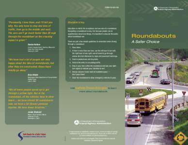 Roundabout / Utility cycling / Traffic law / Segregated cycle facilities / Roundabout interchange / Transport / Land transport / Road transport