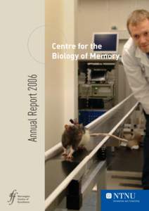 Annual Report[removed]Centre for the Biology of Memory  Centre for the