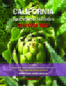 CALI FORNI A AgriculturalStatistics