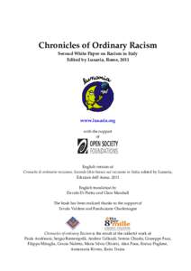 Microsoft Word - Chronicles of ordinary racism 2011_versionedefinitiva.doc