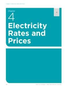 Chapter 4: Electricity Rates and Prices  Chapter 4