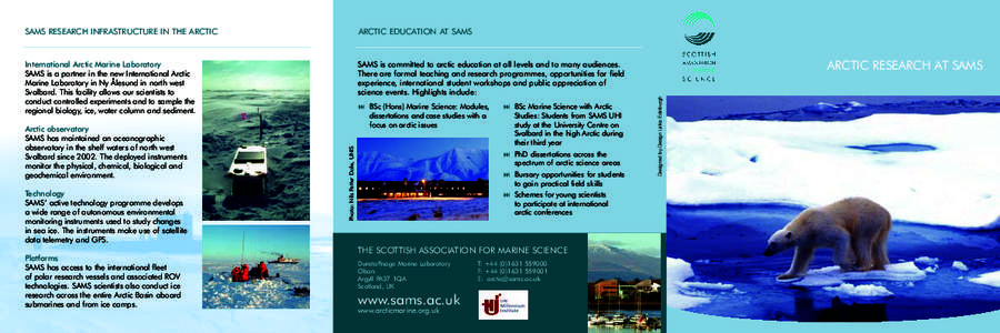 Poles / Arctic Ocean / Sea ice / Scottish Association for Marine Science / Polar region / Climate change in the Arctic / Arctic policy of the United States / Physical geography / Extreme points of Earth / Arctic