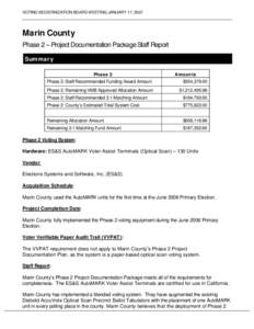 Microsoft Word - vmb_Marin Phase 2 Staff Report_cdm.doc