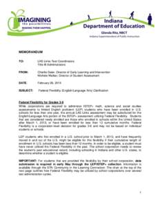 Sheltered instruction / Education / Linguistic rights / Standards-based education / Title III / Language education / Indiana Statewide Testing for Educational Progress-Plus