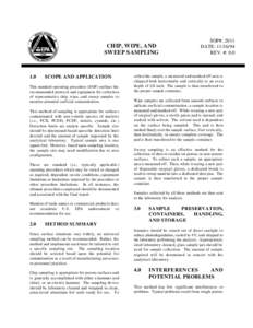 Survey methodology / Protocol / Sample size determination / Sampler / Sample / Statistics / Sampling / Analytical chemistry