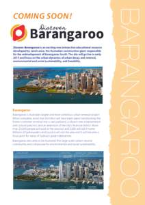 Barangaroo / Geography of Oceania / Urban renewal / Sydney / The Hungry Mile / Suburbs of Sydney / Barangaroo /  New South Wales / Geography of Australia