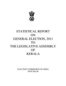 STATISTICAL REPORT ON GENERAL ELECTION, 2011