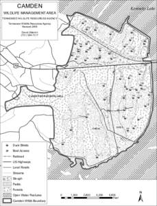 CAMDEN  Kentucky Lake WILDLIFE MANAGEMENT AREA TENNESSEE WILDLIFE RESOURCES AGENCY