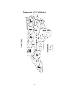 League and NCTCA Districts  86 NCTCA District 1 League District 1