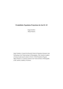 Porbabilistic projections