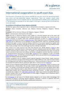 Association of Southeast Asian Nations / ASEAN Summit / East Asia Summit / ASEAN Free Trade Area / East Asian Community / Chiang Mai Initiative / Treaty of Amity and Cooperation in Southeast Asia / Asia–Europe Meeting / The ASEAN Way / Organizations associated with the Association of Southeast Asian Nations / International relations / Asia