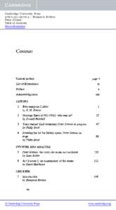Cambridge University Press[removed]5 - Benjamin Britten Peter Grimes Table of Contents More information