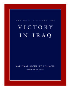 Our National Strategy for Supporting Iraq