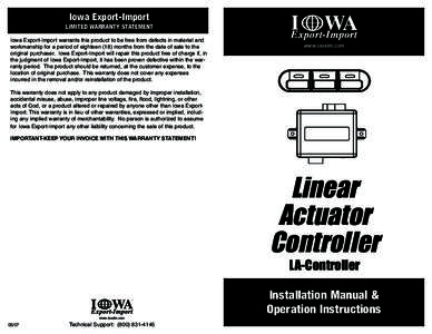 Actuators / Linear actuator / Valve actuator
