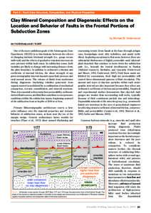 Part 3 : Fault Zone Structure, Composition, Composition and andPhysical PhysicalProperties Properties