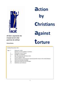 action by christians against torture