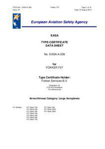 TCDS No.: EASA.A.036 Issue: 04