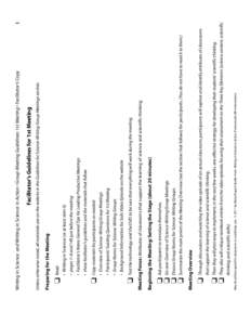 1  May be photocopied for classroom or workshop use. © 2011 by Betsy Rupp Fulwiler from Writing in Science in Action. Portsmouth, NH: Heinemann. thinking, and scientific skills).