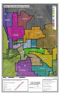 Note: Precinct ten-digit code deciphering made simple-5 = United States House District 02= Colorado State Senate District 47 or 60 = Colorado State House District 22 = Fremont County Code 001 thru 030 = Precinct Number