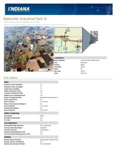 Batesville Industrial Park II Lammers Pike & Merkel Road Batesville, IN[removed]Location Street Address