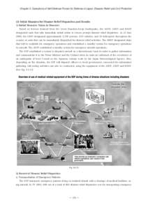 Chapter 3 Operations of Self-Defense Forces for Defense of Japan, Disaster Relief and Civil Protection  (2) Initial Measures for Disaster Relief Dispatches and Results 1) Initial Measures Taken in Disasters Based on less