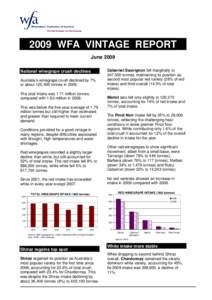 Microsoft Word - WFA Vintage Report 2009 v3.doc