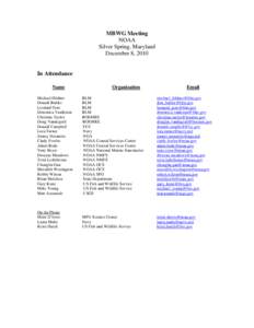 United States Fish and Wildlife Service / Surveying / National Oceanic and Atmospheric Administration / Outer Continental Shelf / Coastal Barrier Resources Act / Marine spatial planning / National Marine Fisheries Service / Cadastre / Geography / Environmental data / Cartography / Physical geography