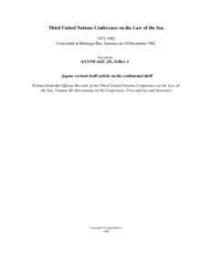 Physical geography / Hydrography / International relations / Coastal geography / Territorial waters / Continental shelf / United Nations Convention on the Law of the Sea / Baseline / Equidistance principle / Law of the sea / Maritime boundaries / Political geography