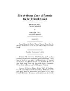 United States Court of Appeals for the Federal Circuit ______________________ BUYSAFE, INC., Plaintiff-Appellant, v.