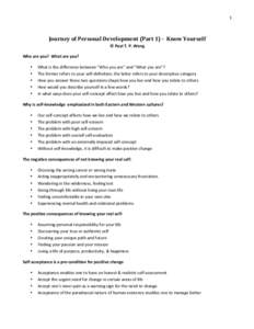 Conceptions of self / Motivation / Positive psychology / Self / Self-esteem / Acceptance / Psychology of self / Self-confidence / Self-efficacy / Social psychology / Positive mental attitude / Mind