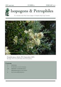 Plant taxonomy / Isopogon / Petrophile biloba / Australian Native Plants Society / Proteaceae / Petrophile / Isopogon dubius / Eudicots / Flora of New South Wales / Proteales