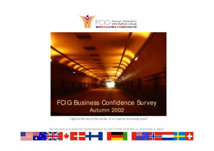 Foreign Chambers Information Group Business Confidence Survey – Autumn 2002 Presentation at FCIG Luncheon Meeting Wednesday 13 November 2002