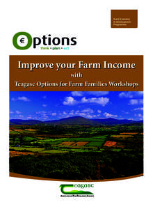 Rural Economy & Development Programme Improve your Farm Income